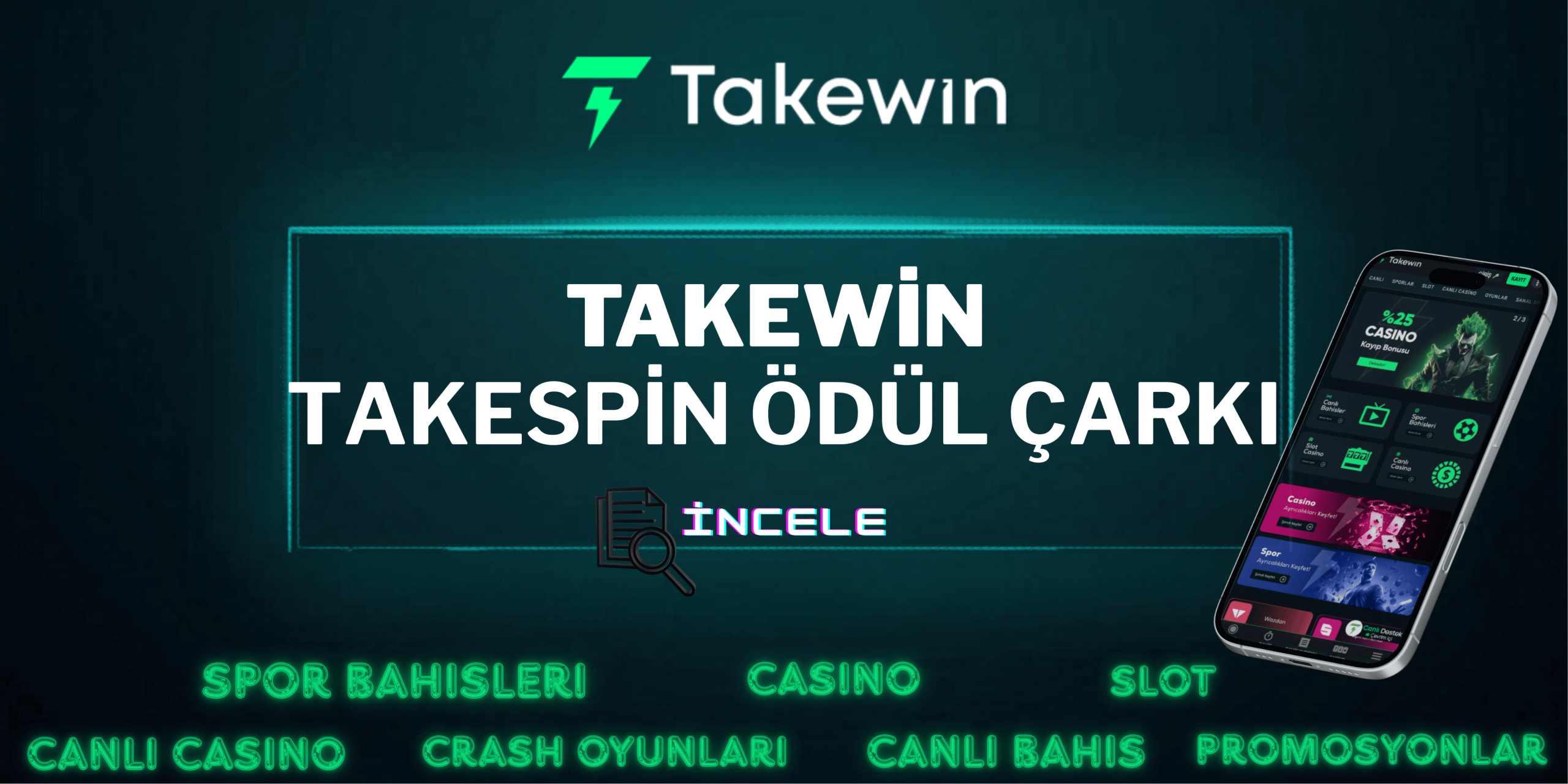 takewin takespin ödül çarkı